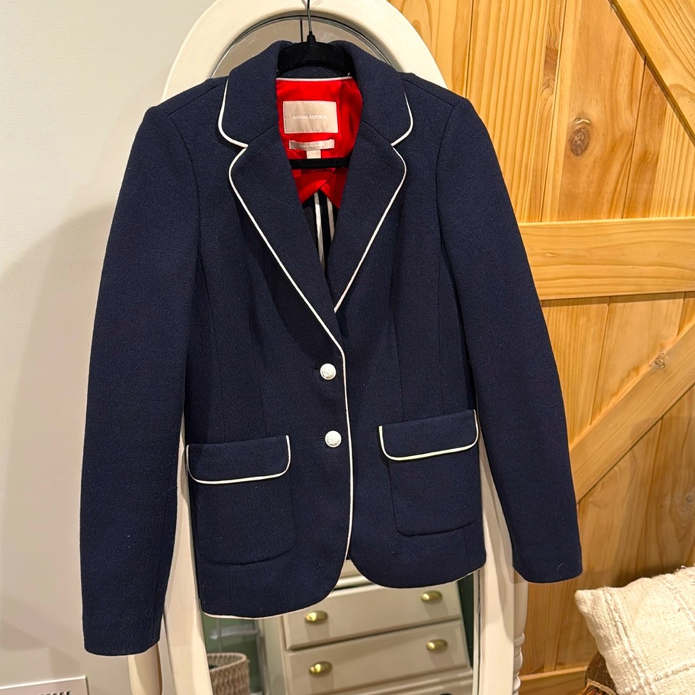 Banana Republic Italian Wool Blazer, Size 4